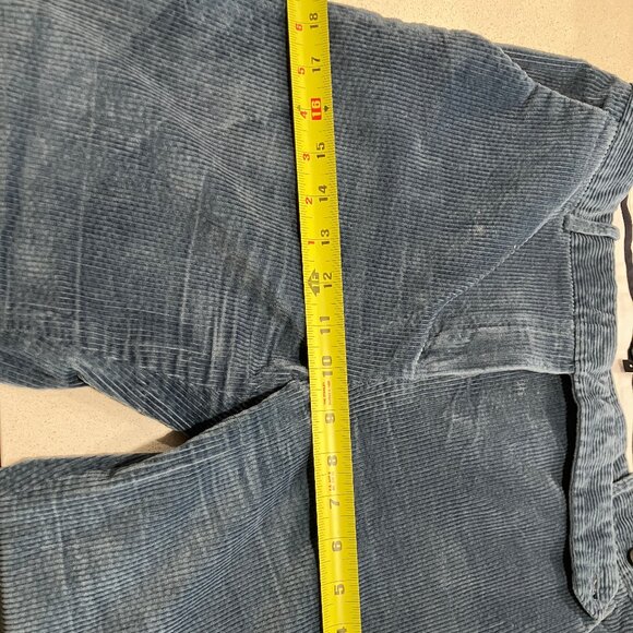 Theory metal blue used Corduroy pants size 8 - Picture 4 of 16